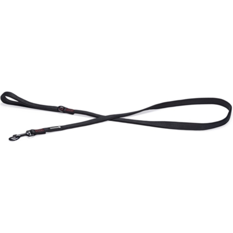 Beeztees Parinca Premium - Hondenriem - Nylon - Zwart - 180 cm x 20 mm