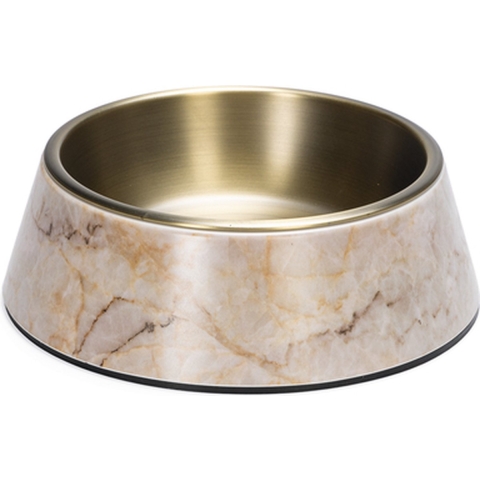Designed by Lotte Eetbak Meis - Hondenvoerbak - Melamine - Beige - 17,5 cm - 350 ml