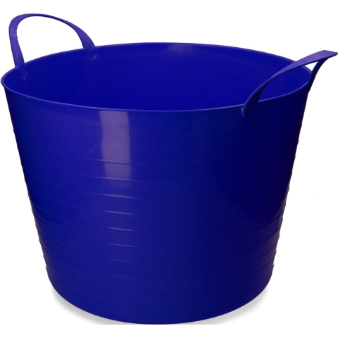 Emmer V-Trug Flexi Blauw 65 L