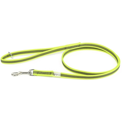 Antislip Hondenriem - 14mm x 1,2m - Met Handvat & O-ring - Neon