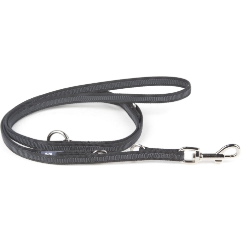 Antislip Hondenriem - Verstelbaar 14mm x 2,2m - Zwart