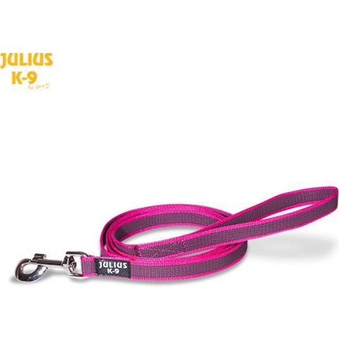 Antislip Hondenriem - 14mm x 2m - Met handvat - Roze
