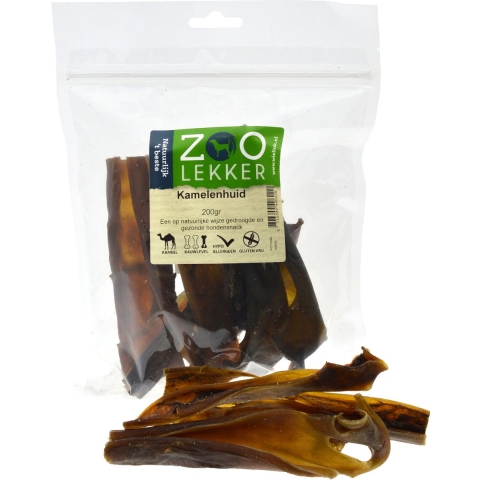 Zoolekker - Kamelenhuid hondensnack 4 x 200 g
