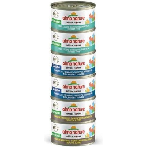 Almo Nature HFC Natural tonijn multipack natvoer kat (70 g) 18 x 70 g