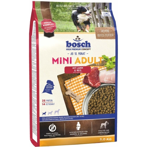 Bosch Adult Mini met lam & rijst hondenvoer 3 kg