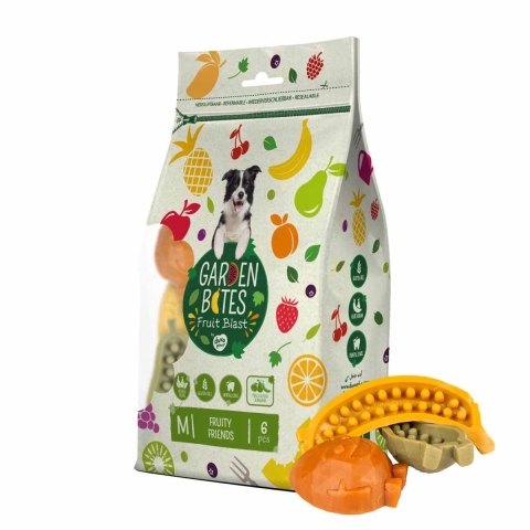 Garden Bites Fruity Friends hondensnack 2 x M