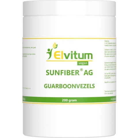 Elvitum Sunfiber AG Guarboonvezels Poeder