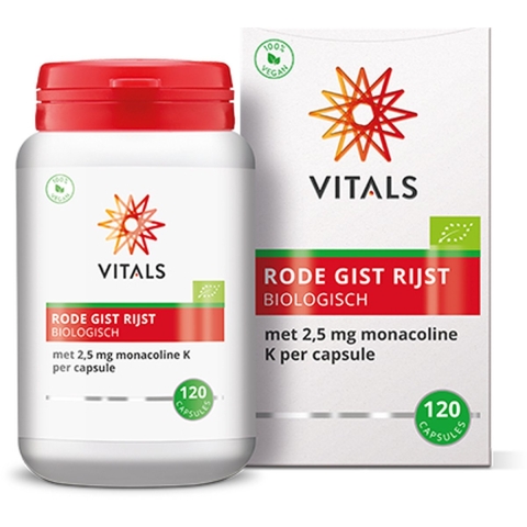 Vitals Rode Gist Rijst Biologisch Capsules
