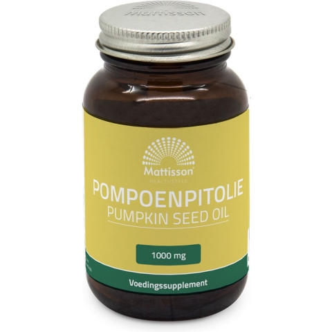 Mattisson HealthStyle Pompoenpitolie 1000mg Capsules