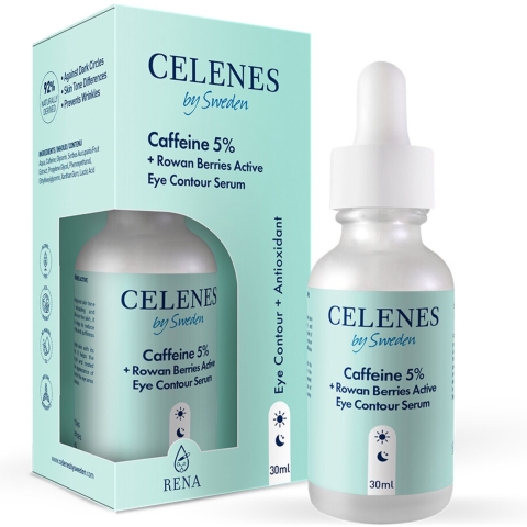 Celenes by Sweden Caffeine 5% + Rowan Berries Active Eye Contour Serum