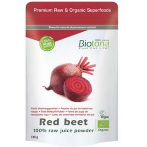 Biotona Red Beet 100% Raw Juice Powder
