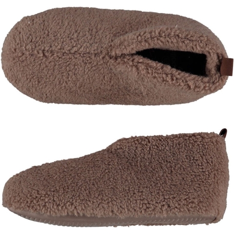 Apollo Teddy Sloffen Beige Maat 37/38