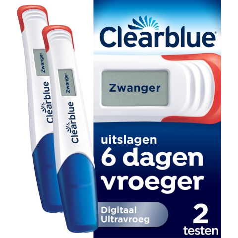 Clearblue Zwangerschapstest Digitaal Ultravroeg