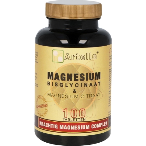 Artelle Magnesium Bisglycinaat & Citraat Tabletten
