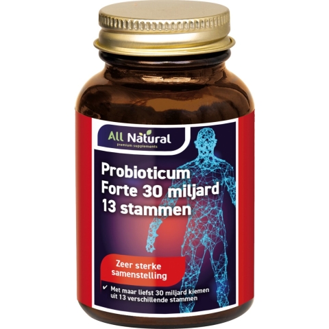 All Natural Probioticum Forte 30 miljard 13 stammen Capsules