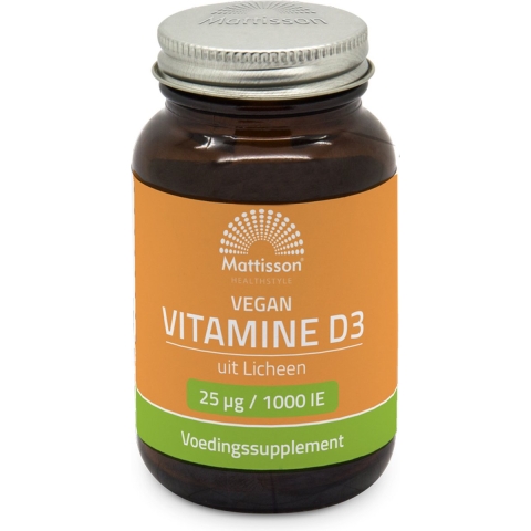 Mattisson HealthStyle Vitamine D3 25mcg Capsules