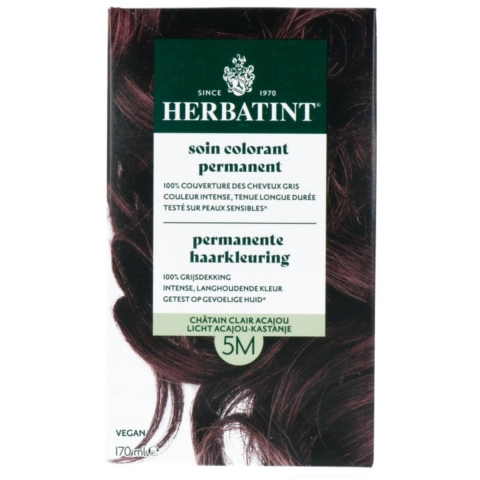 Herbatint Haarverf 5M Licht Acajou Kastanje