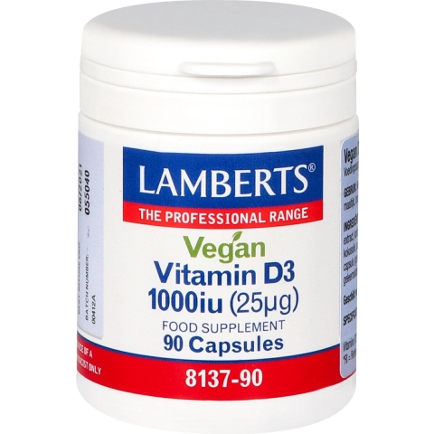 Lamberts Vitamine D3 1000ie Capsules