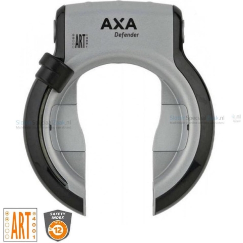 Ringslot Defender met ART-2 keurmerk (zwart/zilver)