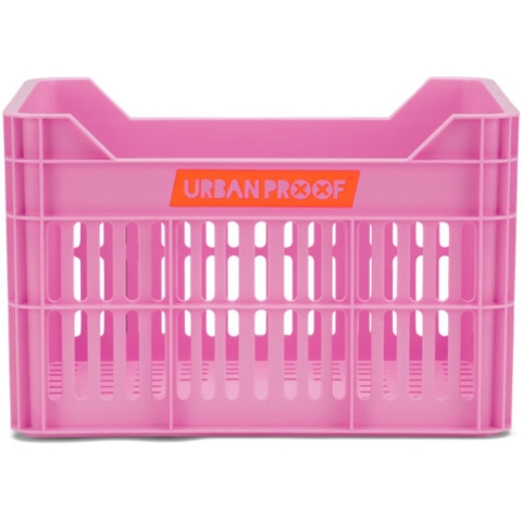 Fietskrat Recycled Junior 10L Felroze