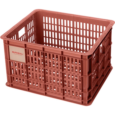 Fietskrat Crate M 29,5L Terra Red MIK/RT