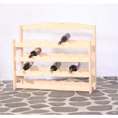 Wijnrek klein 73,5x88,5x28cm hout