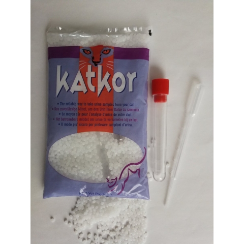 Katkor Katkor kattenbakkorrels met pipet/opvangbuis 6 x 200 g