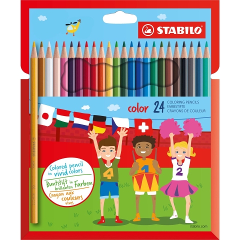 STABILO color kleurpotlood etui 24
