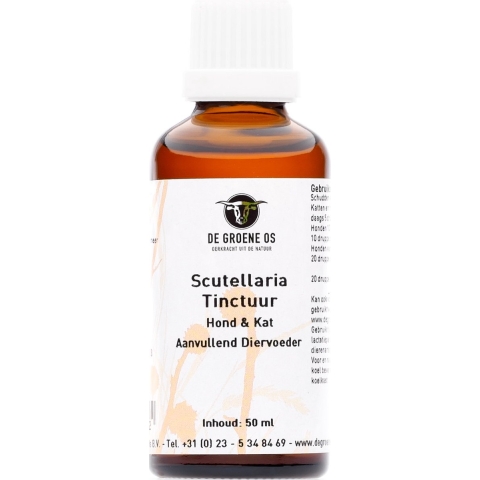 Groene-os De Groene Os - Scutellaria Tinctuur - Hond/Kat