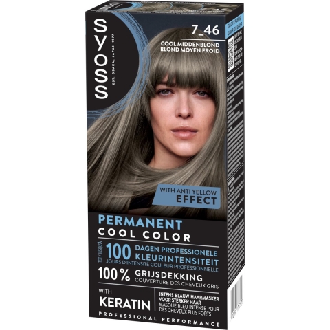 2+2 gratis: Syoss Baseline Haarverf 7-46 Cool Middenblond