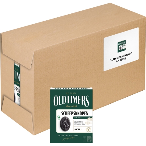 6x Oldtimers Scheepsknopen 185 gr