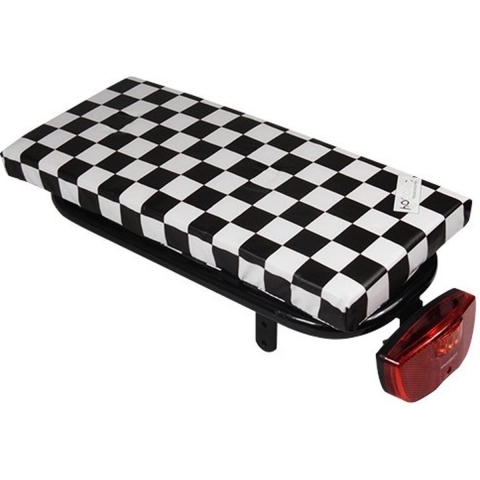 Bagagedragerkussen Cushie Pink Checker