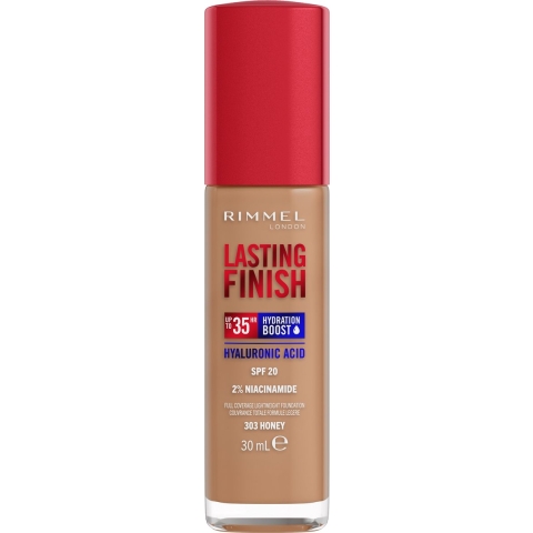 1+1 gratis: Rimmel Lasting Finish 35H Foundation Honey 303 30 ml