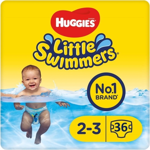 3x Huggies Little Swimmers maat 2-3 (3-8 kg) 12 stuks