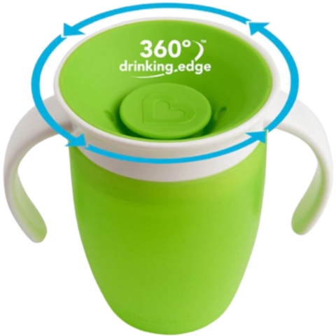 2x Munchkin Miracle Trainer Oefenbeker Groen 207 ml