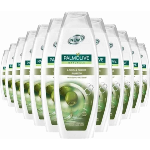 12x Palmolive Shampoo Long and Shine Olive Oil 350 ml