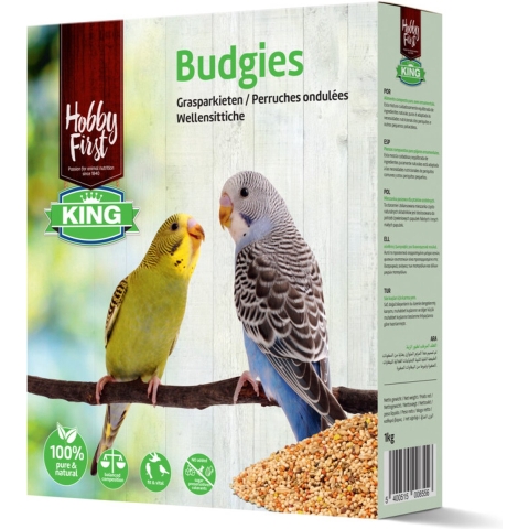 7x HobbyFirst King Grasparkieten 1 kg