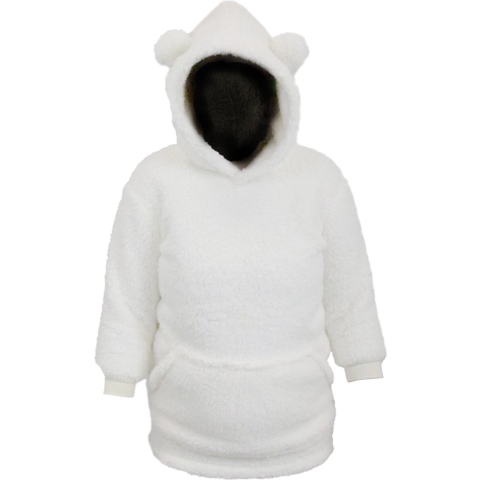 Hoodie pippa kids 50x70 cm d white - Unique living