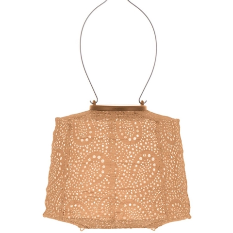 Lampshade 20 Paisley Apricot Solar lampion - Lumiz