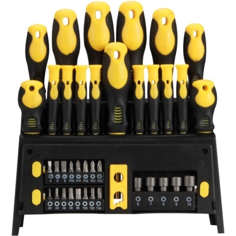 Schroevendraaier- en bitset - 39 st - Toolland