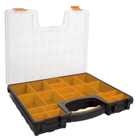 Plastic sorteerdoos met uitneembare vakken 420 x 335 x 65 mm - Velleman