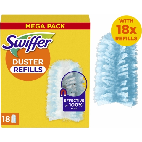 2e halve prijs: Swiffer Duster Navullingen 18 stuks