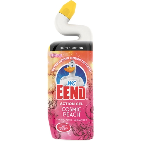 6x WC Eend Toiletreiniger Action Gel Cosmic Peach 750 ml