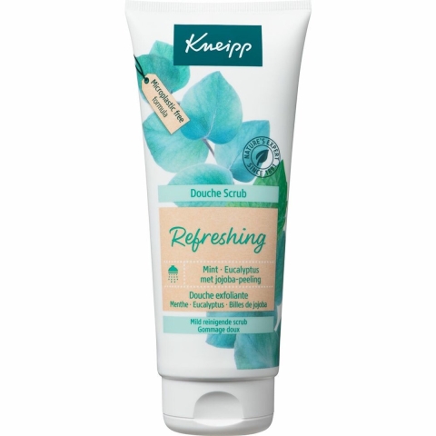 3x Kneipp Douche Scrub Refreshing Mint en Eucalyptus 200 ml
