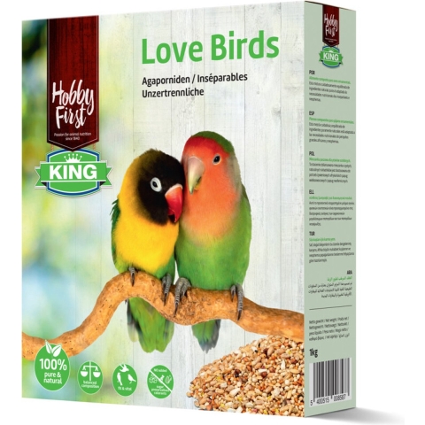 7x HobbyFirst King Agaporniden 1 kg