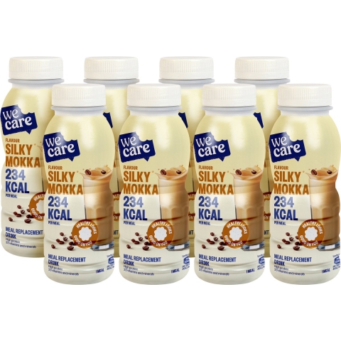 8x WeCare Meal Replacement Drink Silky Mokka 236 ml