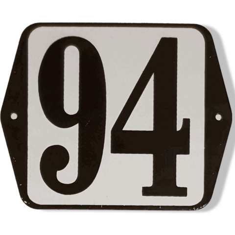 Huisnummer standaard nummer 94 - Warentuin mix