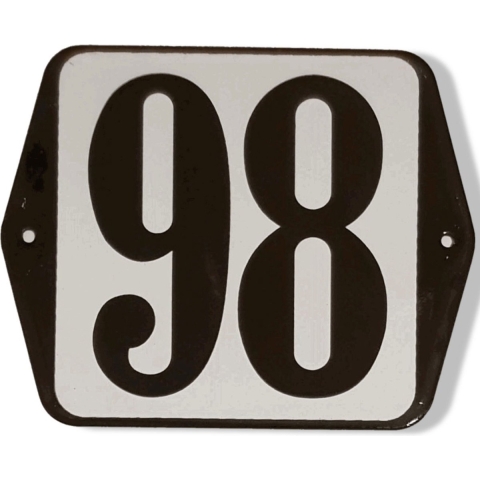 Huisnummer standaard nummer 98 - Warentuin mix