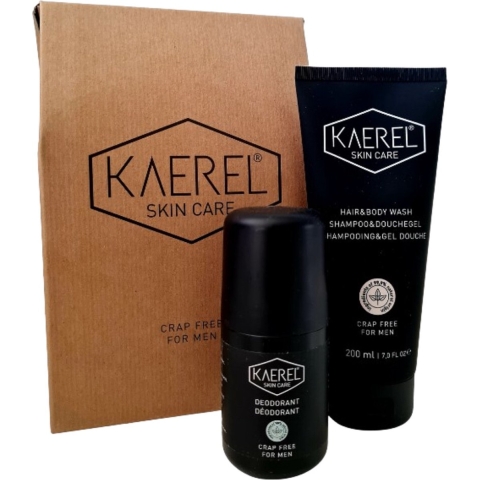Kaerel Starter Set Shampoo&Douchegel 200 ml + Deodorant 75 ml 1 set