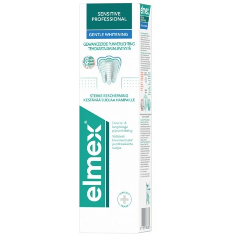 3x Elmex Tandpasta Sensitive Professional Gentle Whitening 75 ml